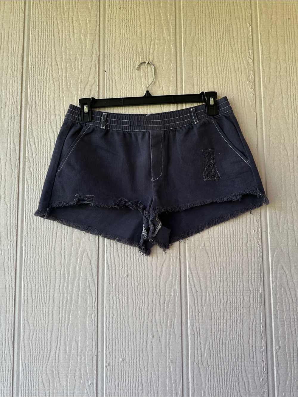 Aerie Frayed Hem Pull On Shorts